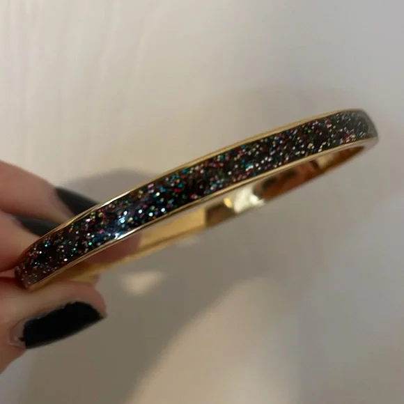Gold and glitter Kate spade bow bracelet - Picture 4 of 6